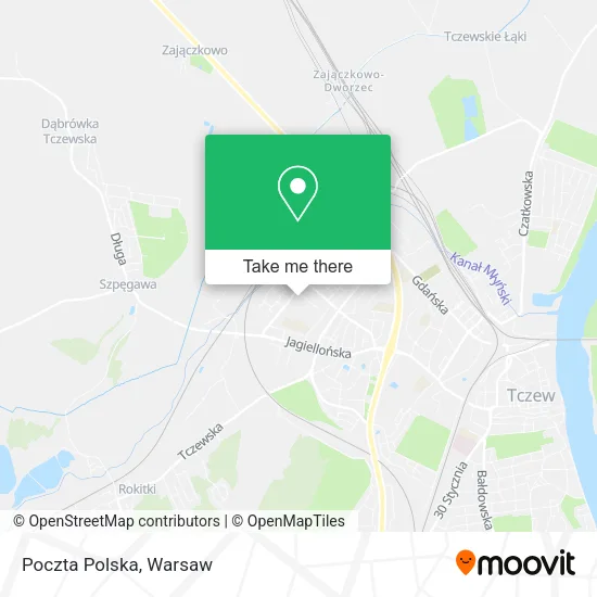 Карта Poczta Polska