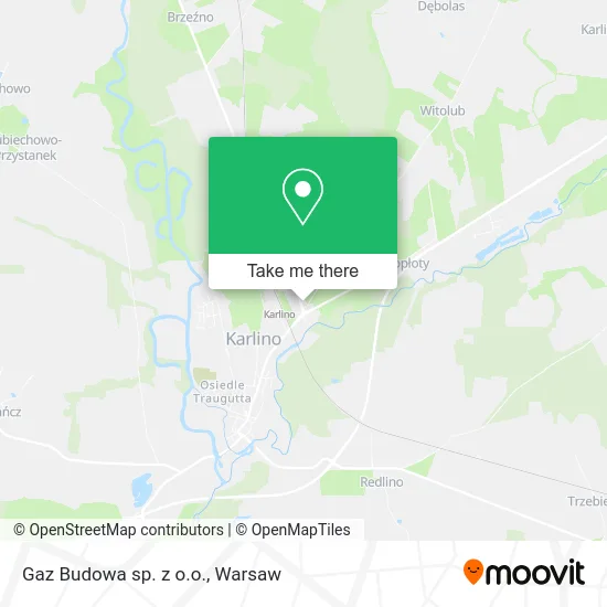 Карта Gaz Budowa sp. z o.o.