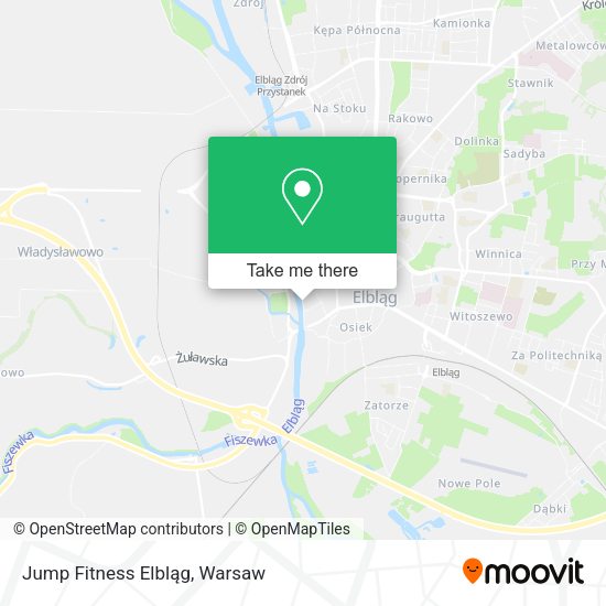 Jump Fitness Elbląg map