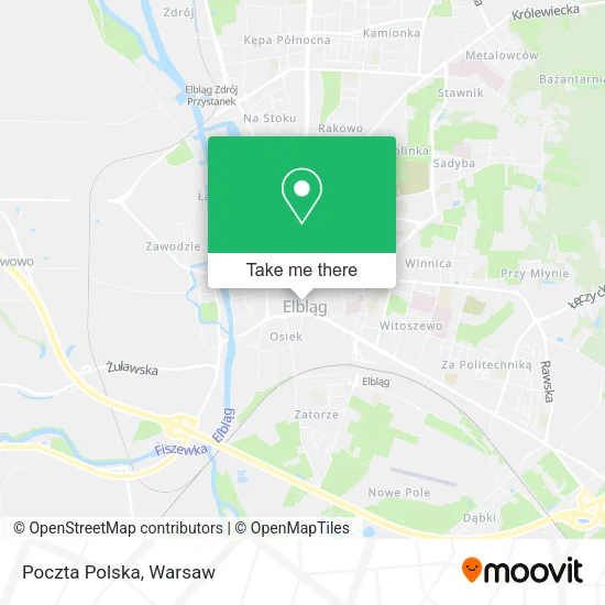 Poczta Polska map