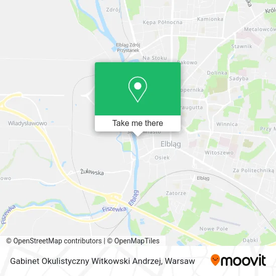 Gabinet Okulistyczny Witkowski Andrzej map