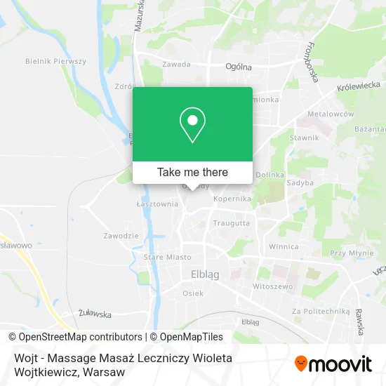 Wojt - Massage Masaż Leczniczy Wioleta Wojtkiewicz map