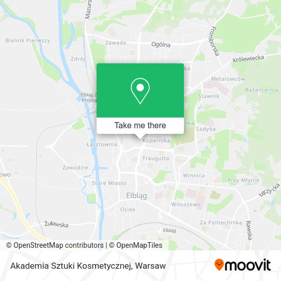 Akademia Sztuki Kosmetycznej map