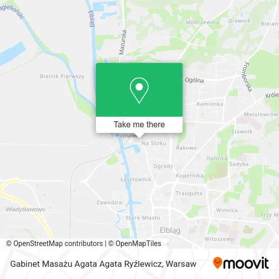 Карта Gabinet Masażu Agata Agata Ryźlewicz
