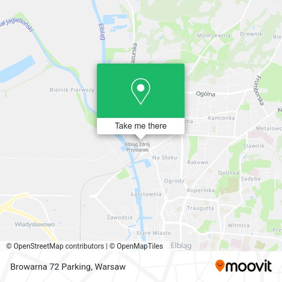 Browarna 72 Parking map