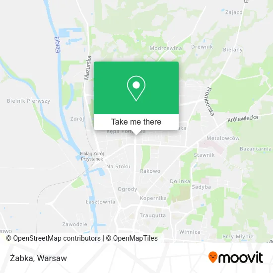 Żabka map
