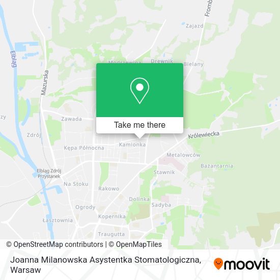 Joanna Milanowska Asystentka Stomatologiczna map