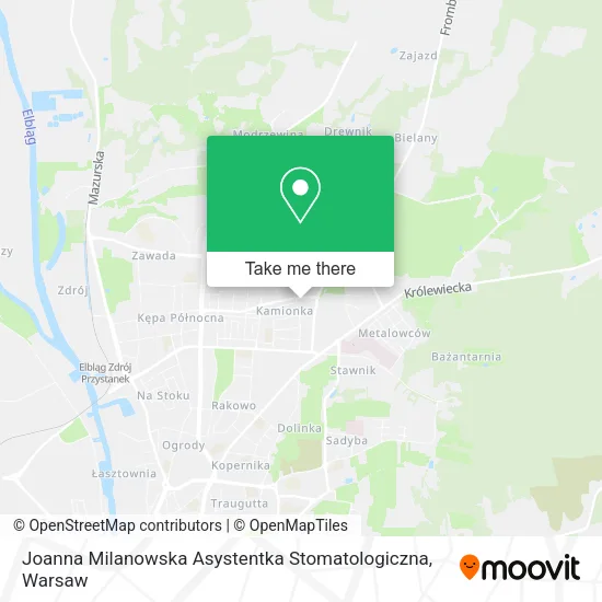 Карта Joanna Milanowska Asystentka Stomatologiczna