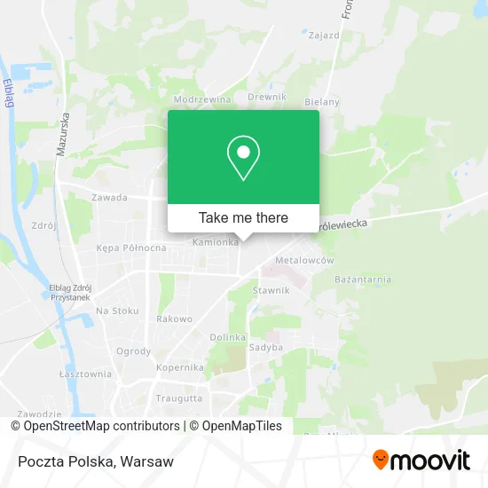 Poczta Polska map