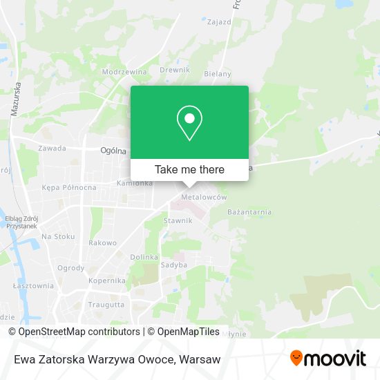 Ewa Zatorska Warzywa Owoce map