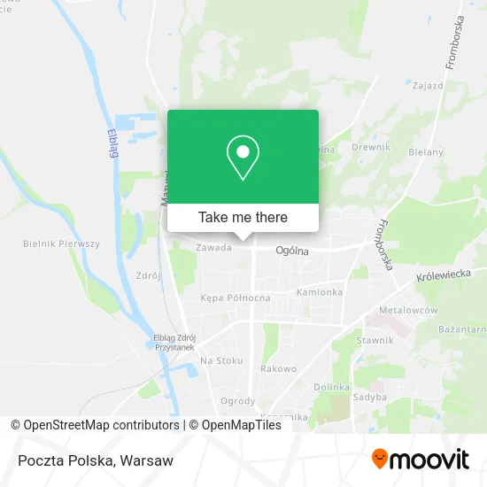Poczta Polska map
