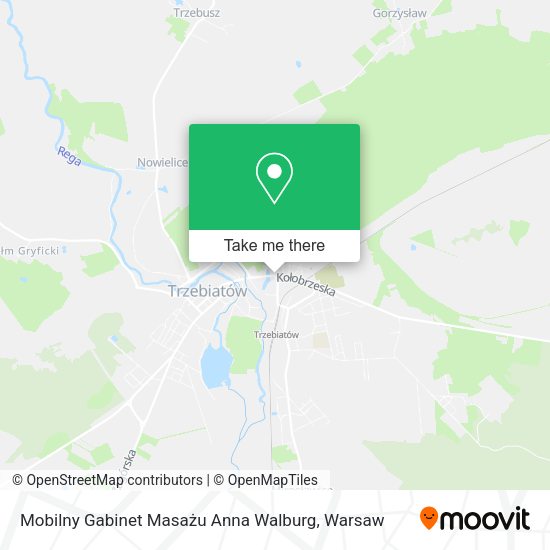 Карта Mobilny Gabinet Masażu Anna Walburg