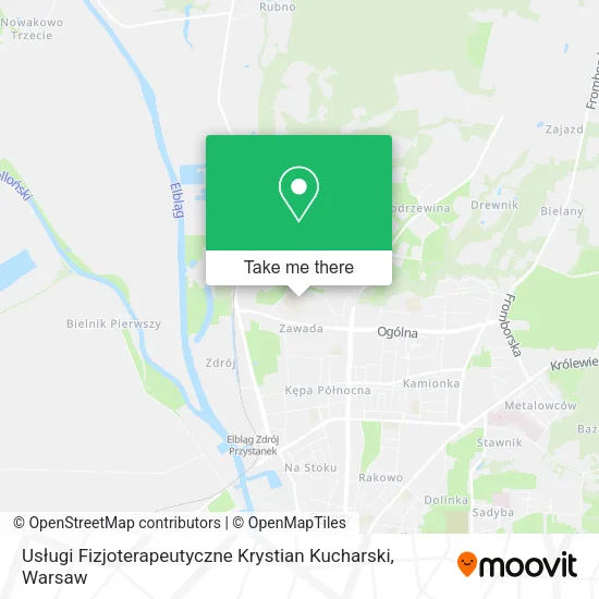 Usługi Fizjoterapeutyczne Krystian Kucharski map