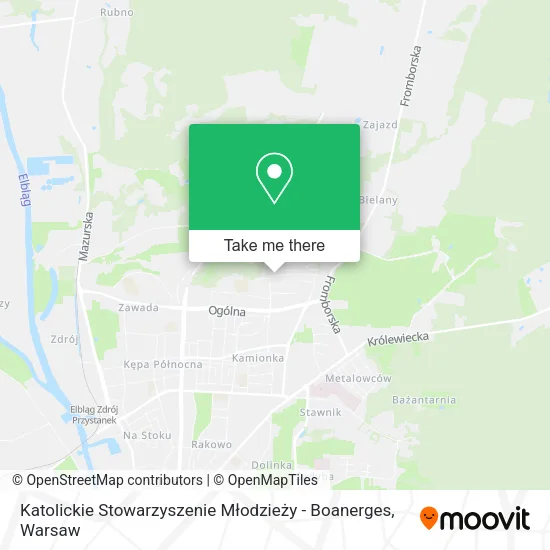 Katolickie Stowarzyszenie Młodzieży - Boanerges map