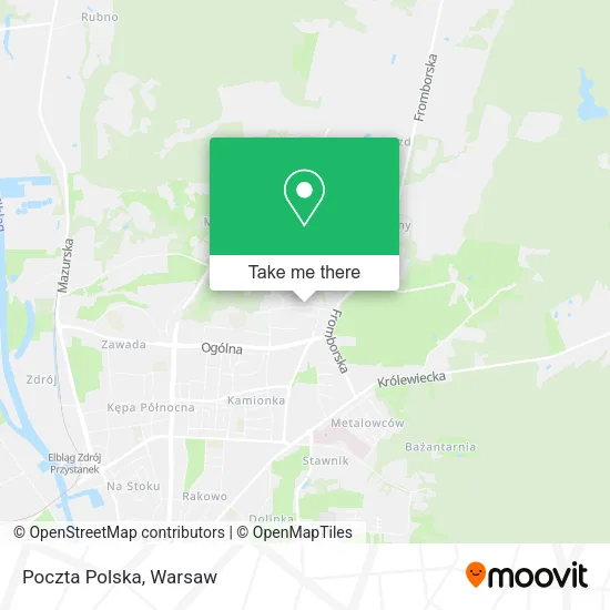 Poczta Polska map