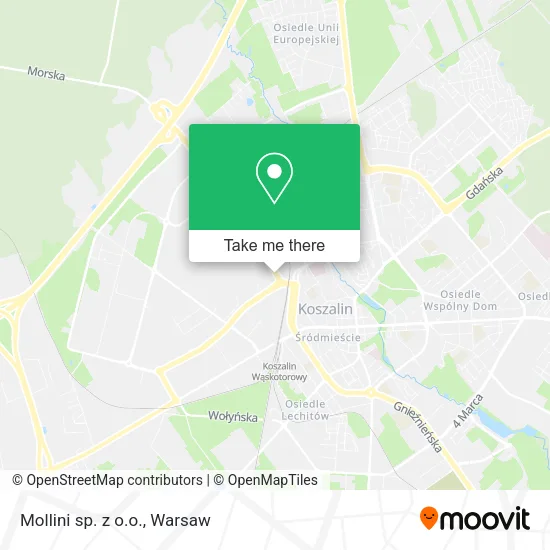Карта Mollini sp. z o.o.