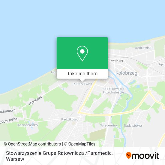 Карта Stowarzyszenie Grupa Ratownicza /Paramedic