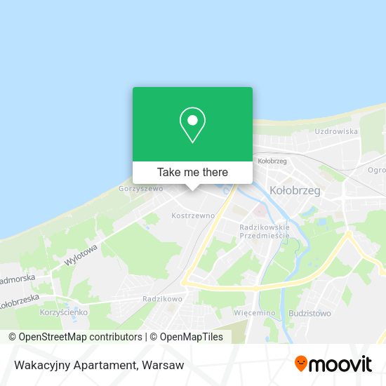 Wakacyjny Apartament map