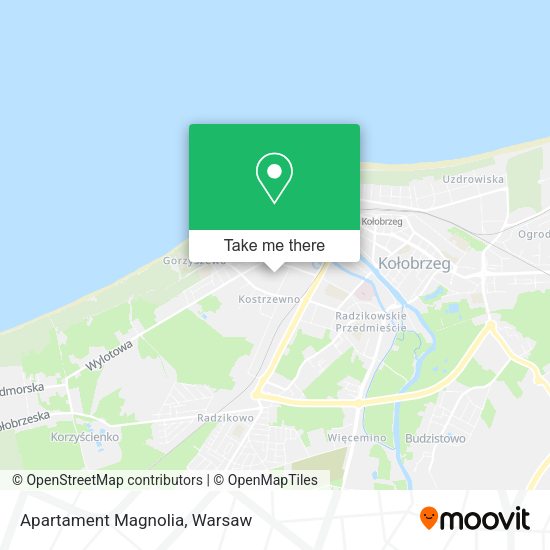 Apartament Magnolia map