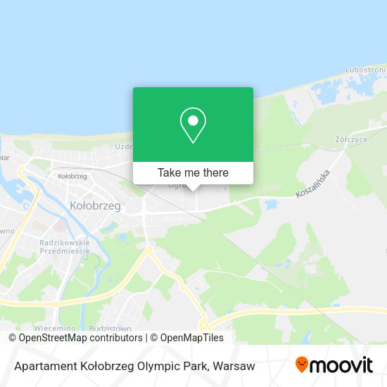 Apartament Kołobrzeg Olympic Park map