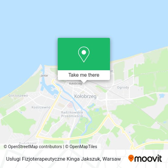 Usługi Fizjoterapeutyczne Kinga Jakszuk map