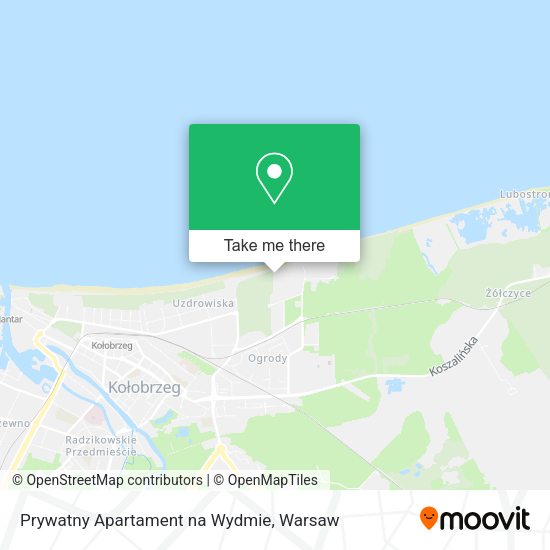 Prywatny Apartament na Wydmie map