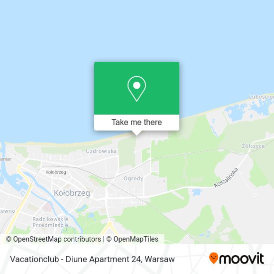 Vacationclub - Diune Apartment 24 map