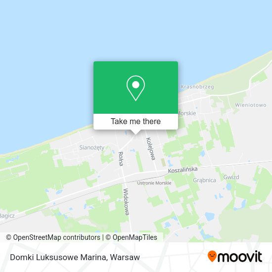 Domki Luksusowe Marina map