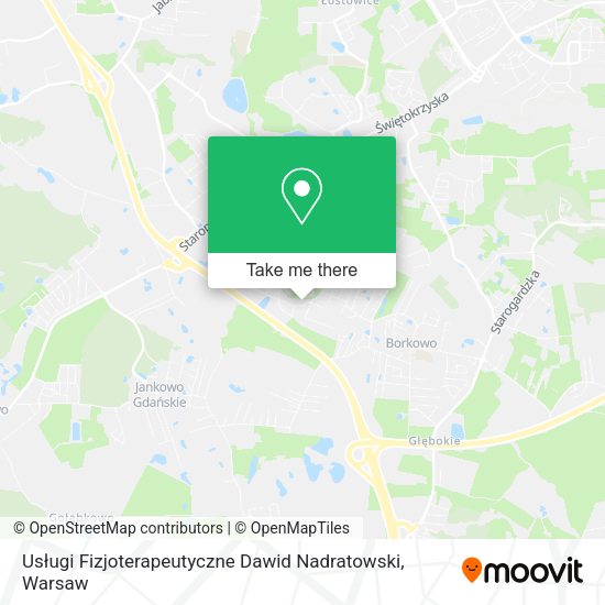 Usługi Fizjoterapeutyczne Dawid Nadratowski map