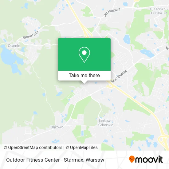 Карта Outdoor Fitness Center - Starmax