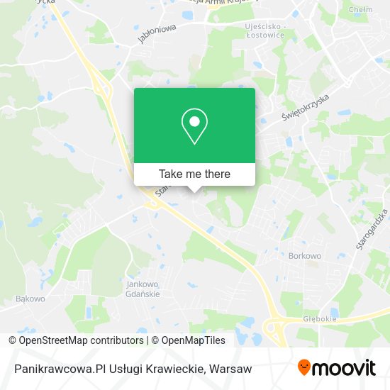 Panikrawcowa.Pl Usługi Krawieckie map