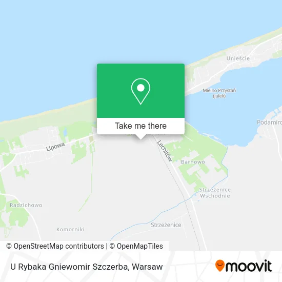Карта U Rybaka Gniewomir Szczerba