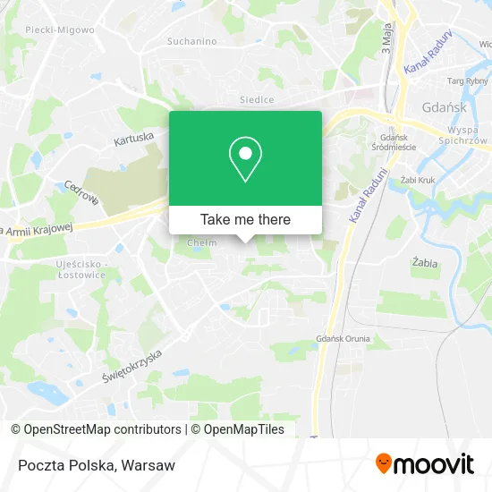 Карта Poczta Polska