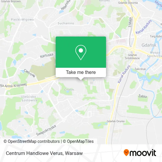 Centrum Handlowe Verus map