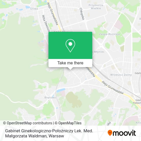 Gabinet Ginekologiczno-Położniczy Lek. Med. Małgorzata Waldman map