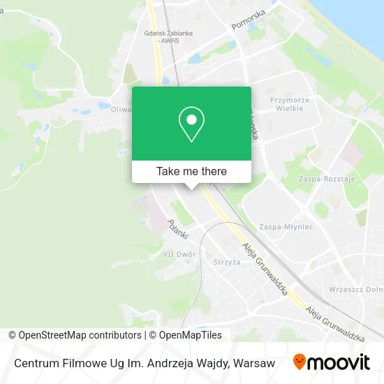 Карта Centrum Filmowe Ug Im. Andrzeja Wajdy