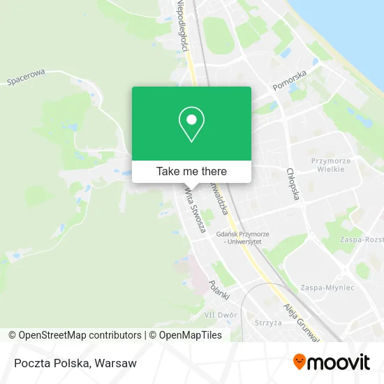 Карта Poczta Polska