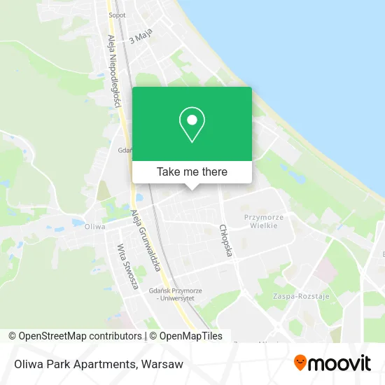 Карта Oliwa Park Apartments