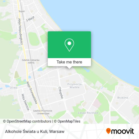 Alkohole Świata u Kuli map