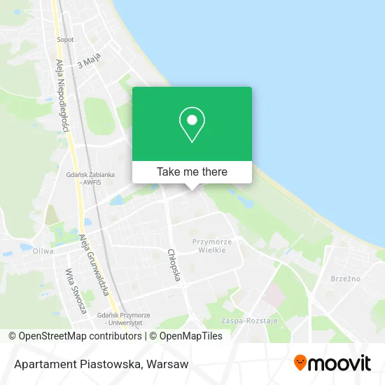 Карта Apartament Piastowska