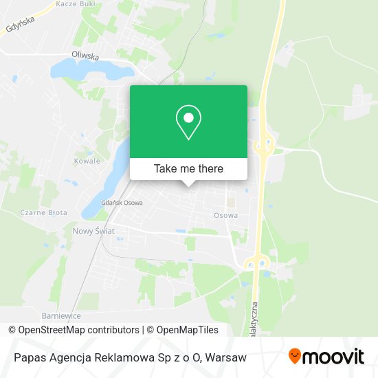 Papas Agencja Reklamowa Sp z o O map