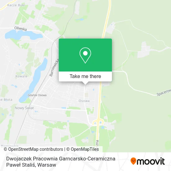 Карта Dwojaczek Pracownia Garncarsko-Ceramiczna Paweł Staliś