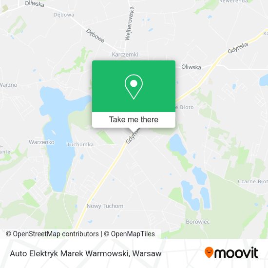 Auto Elektryk Marek Warmowski map