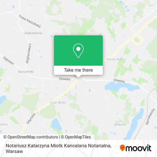 Notariusz Katarzyna Miotk Kancelaria Notarialna map