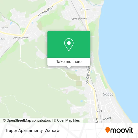 Карта Traper Apartamenty