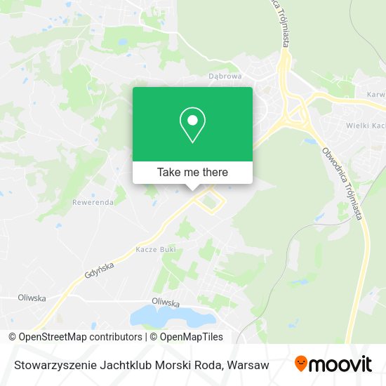 Stowarzyszenie Jachtklub Morski Roda map