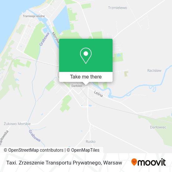 Taxi. Zrzeszenie Transportu Prywatnego map