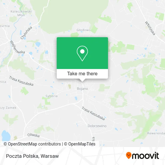Poczta Polska map