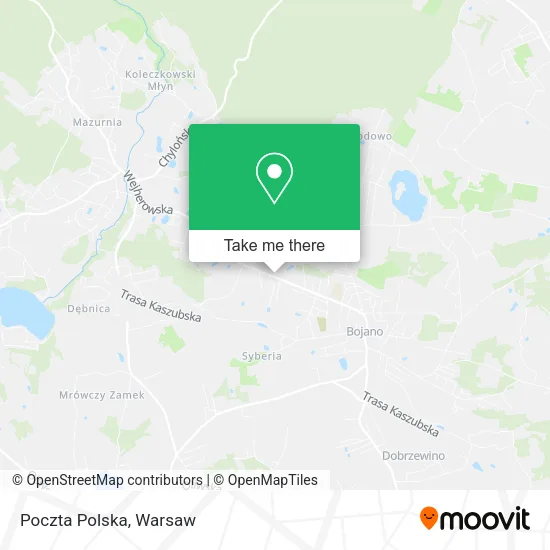 Poczta Polska map