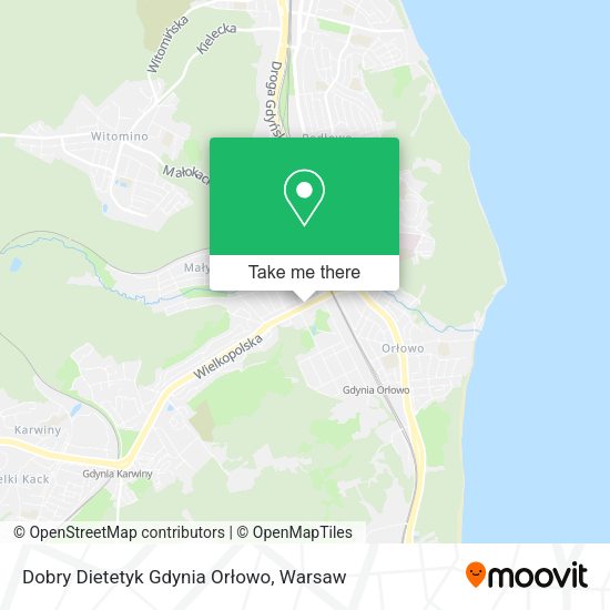 Dobry Dietetyk Gdynia Orłowo map